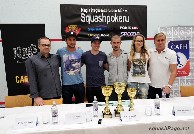 Antonín Felfel, Petr Mrázek, Jan Koukal, Gus Hansen, Horst Siegl squash  - aDSC_8598